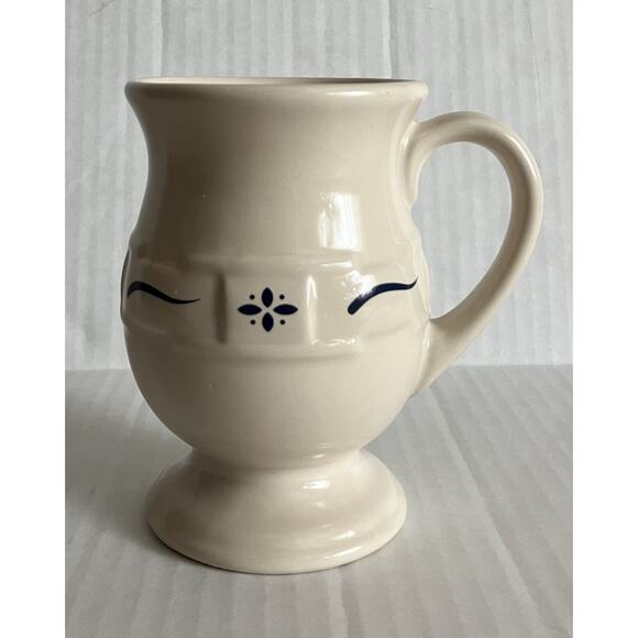 Longaberger Pottery Woven Traditions Latte Mug 31619100 Stoneware Holds 14 oz. - Picture 4 of 11
